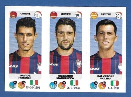 Calciatori 2018-19 - Sticker no. 622 a-b-c Faraoni-Marchizza-Molina