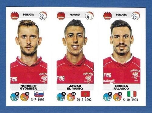 Calciatori 2018-19 - Sticker no. 674 a-b-c Gyomber-El Yamiq-Falasco
