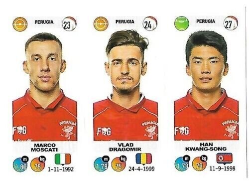 Calciatori 2018-19 - Sticker no. 676 a-b-c Moscati-DRagomir-Kwang-Song