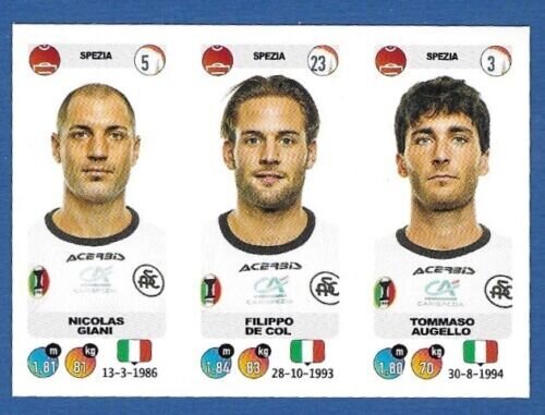 Calciatori 2018-19 - Sticker no. 696 a-b-c Giani-De Col-Augello