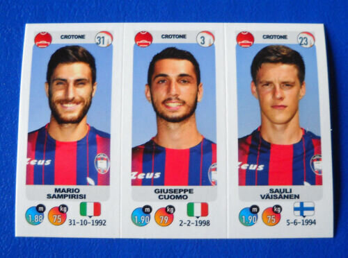 Calciatori 2018-19 - Sticker no. 621 a-b-c Sampirisi-Cuomo-Vaisanen