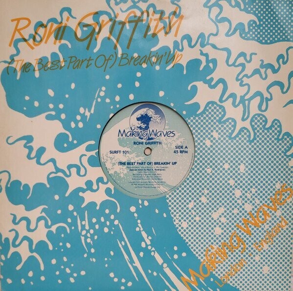 Vinyl, 12", 45 RPM-Roni Griffith ‎– (The Best Part Of) Breakin' Up-UK-Electronic-1982-VG/VG