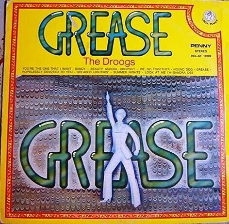 33 rpm-The Droogs - Grease-italia-Electronic, Funk / Soul-1978-VG/VG