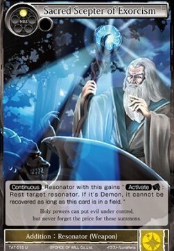 Sacred Scepter of Exorcism- FOW -TAT-ITA-NM