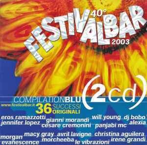 CD-Various ‎– 40° Festivalbar 2003 - Compilation Blu-italia-Electronic, Rock, Pop-2003-VG/VG
