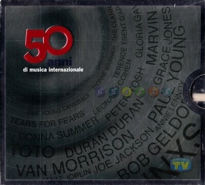 CD-Various ‎– 50 Anni Di Musica Internazionale 6CD tv sorrisi e canzoni-italia-2001-VG/VG