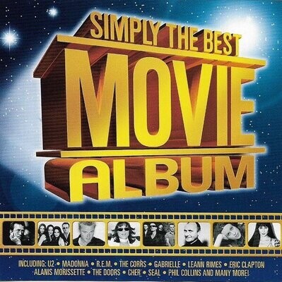 CD-Various ‎– Simply The Best Movie Album-Europe-Rock, Funk / Soul, Blues, Pop, Stage & Screen-2001-VG/VG