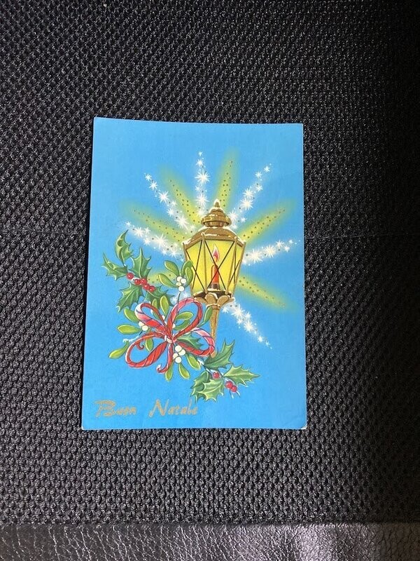 Cartolina Formato Grande - Buon natale Ed. Cecami 4672 viaggiata1968 - colori