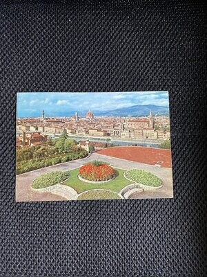 Cartolina Formato Grande- Firenze città d'incanto viaggiata 1971-colori