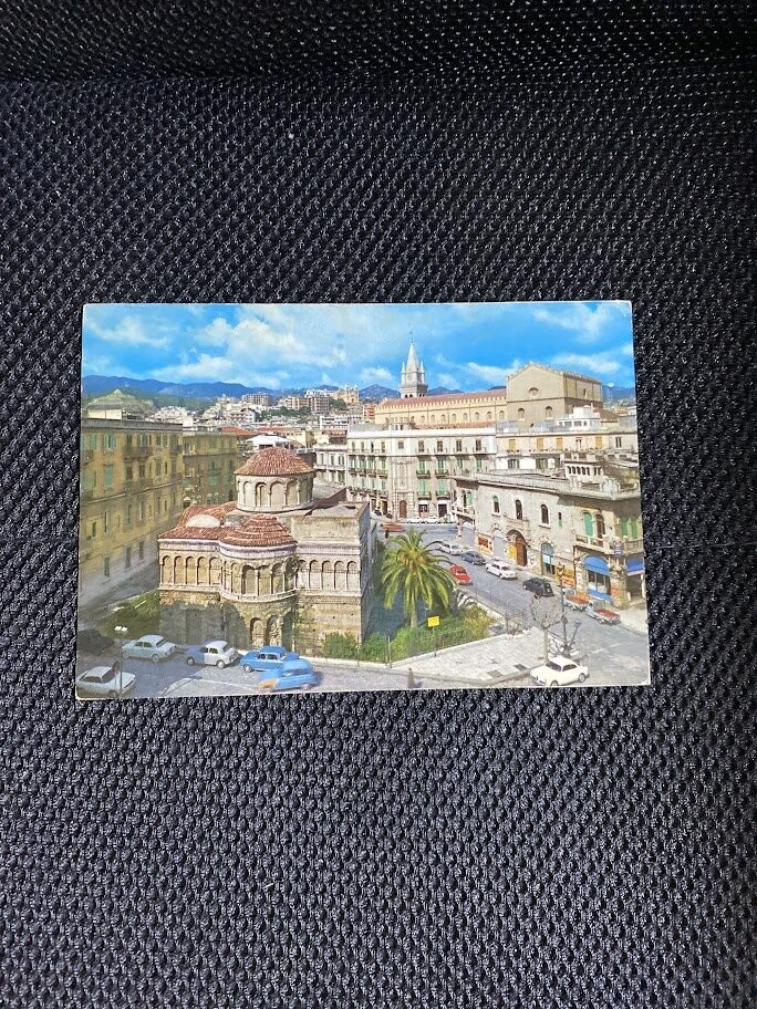 Cartolina Formato Grande Messina Chiesa dei catalani  Viaggiata 1971-colori