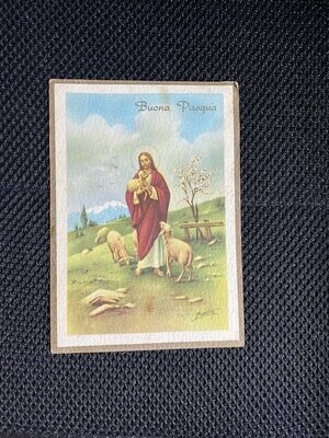 Cartolina Formato Grande - Buona Pasqua ed. Cecami n.727 viaggiata1969 - colori