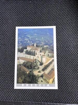 Cartolina Formato Grande Brescia (BS) Il Castello non Viaggiata-colori