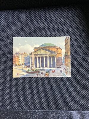 Cartolina Formato Grande Roma (RM) Il Pantheon Non Viaggiata-colori