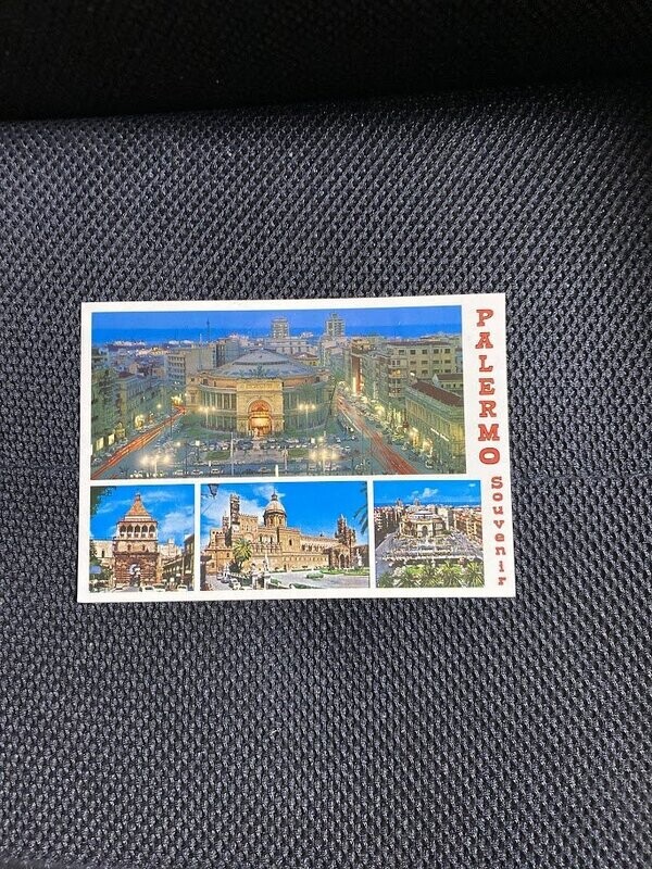 Cartolina Formato Grande Palermo (PA) Souvenir Non Viaggiata-colori