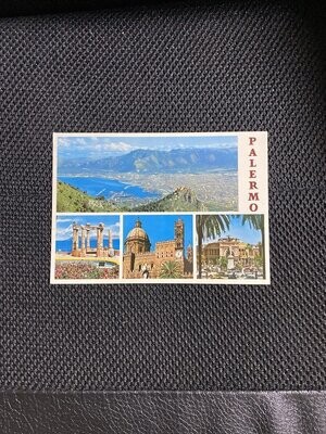 Cartolina Formato Grande Palermo (PA) Panorami Non Viaggiata-colori