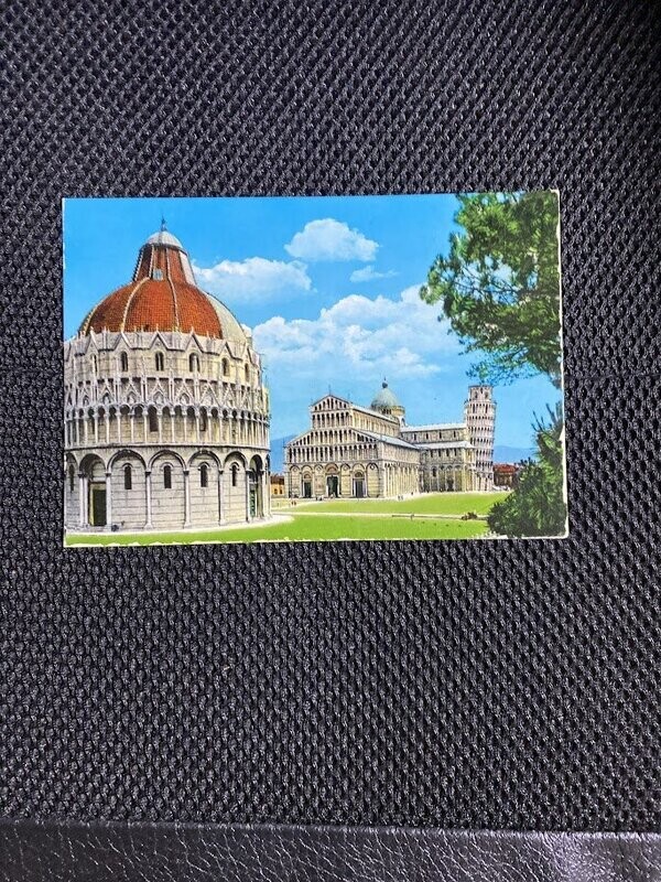 Cartolina Formato Grande Pisa (PI) Piazza del duomo Non Viaggiata-colori
