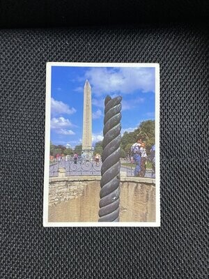 Cartolina Formato Grande Istanbul Obelisco egiziano Viaggiata-colori