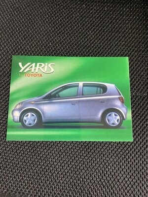 Cartolina Pubblicitaria Promocard Yaris by Toyota Non Viaggiata-colori