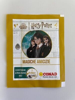 Bustina Figurine Harry Potter Magiche Amicizie CONAD