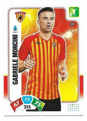 Trading card Adrenalyne 2020-21 - N°321 Gabriele Moncini  Benevento Trading card Adrenalyne 2020-21 - N°321 Gabriele Moncini  Benevento