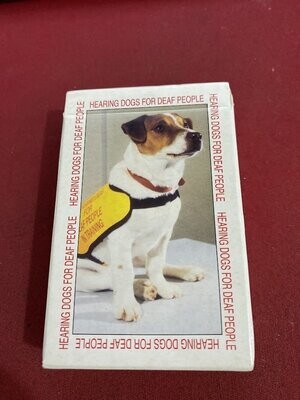 Carte da Gioco Vintage - Playing Cards Hearing Dogs For Deaf people