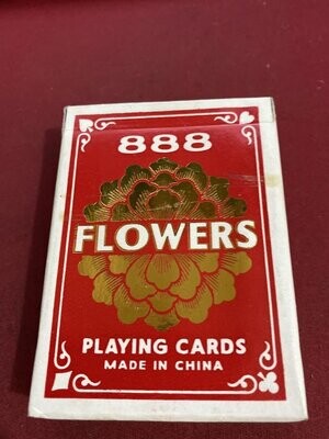 Carte da Gioco Vintage - Playing Cards Flowers Shanghai China n.888