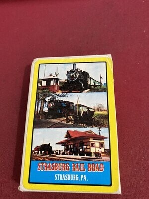 Carte da Gioco Vintage - Playing Cards Souvenir Strasbourg Rail road