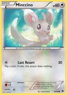 Carta pokemon Minccino (EPO 84)-Nuove Forze-C - lingua ITA-condizione EX