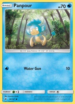 Carta pokemon Panpour (BUS 36)-Ombre Infuocate-C - lingua ITA-condizione NM