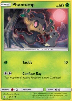 Carta pokemon Phantump (GRI 6)-Guardiani Nascenti-C - lingua ITA-condizione NM