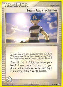 Carta pokemon Pianificatore del Team Idro (MA 69)-EX Team Magma vs Team Idro-C - lingua EN-condizione EX