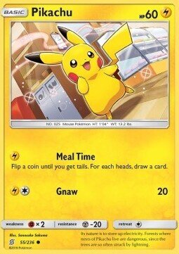 Carta pokemon Pikachu (UNM 55)-Unified Minds-C - lingua ITA-condizione EX