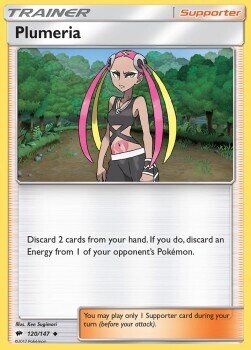 Carta pokemon Plumeria (BUS 120)-Ombre Infuocate-U - lingua ITA-condizione NM