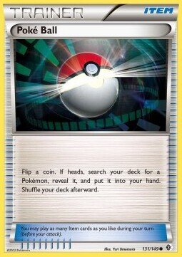Carta pokemon Poké Ball (BCR 131)-Confini Varcati-C - lingua ITA-condizione EX