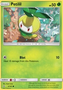 Carta pokemon Petilil (GRI 4)-Guardiani Nascenti-C - lingua ITA-condizione NM