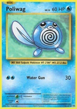 Carta pokemon Poliwag (EVO 23)-Evoluzioni-C - lingua ITA-condizione NM