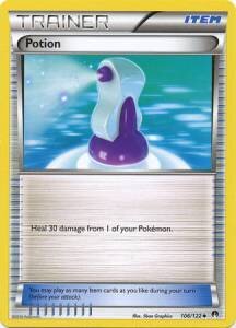 Carta pokemon Pozione (BKP 106)-Turbocrash-U - lingua ITA-condizione EX