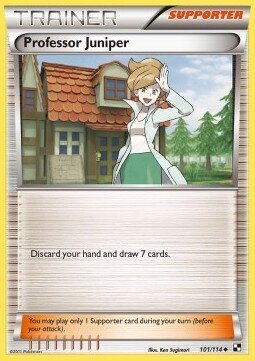 Carta pokemon Prof.ssa Aralia (BLW 101)-Nero e Bianco-U - lingua ITA-condizione EX
