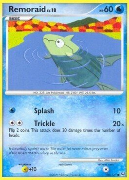 Carta pokemon Remoraid Lv.18 (PL 90)-Platino-C - lingua ITA-condizione GD
