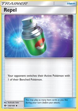 Carta pokemon Repellente (SUM 130)-Sole e Luna-U - lingua ITA-condizione NM