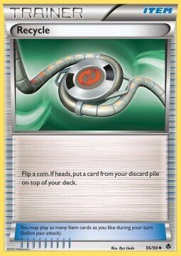 Carta pokemon Riciclo (EPO 96)-Nuove Forze-U - lingua ITA-condizione EX