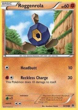 Carta pokemon Roggenrola (EPO 50)-Nuove Forze-C - lingua ITA-condizione LP