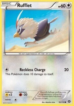 Carta pokemon Rufflet (STS 92)-Steam Siege-C - lingua ITA-condizione EX