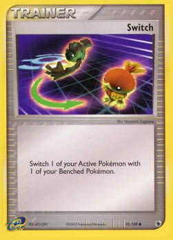 Carta pokemon Scambio (RS 92)-EX Rubino & Zaffiro-C - lingua ITA-condizione EX