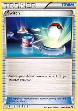 Carta pokemon Scambio (BCR 135)-Confini Varcati-C - lingua ITA-condizione EX