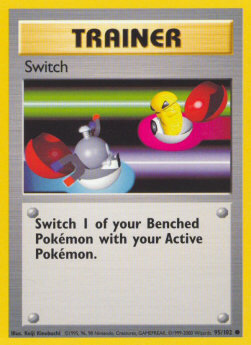 Carta pokemon Scambio (BS 95)-Set Base-C - lingua ITA-condizione EX