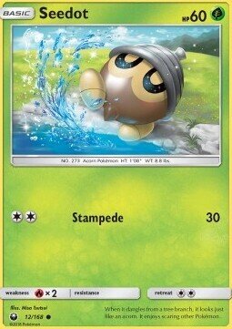 Carta pokemon Seedot (CES 12)-Celestial Storm-C - lingua ITA-condizione NM