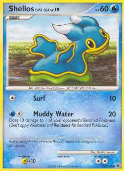 Carta pokemon Shellos Mare Est Lv.19 (MD 73)-Alba Suprema-C - lingua ITA-condizione EX