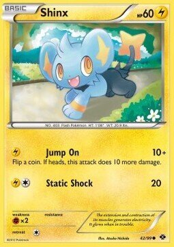 Carta pokemon Shinx (NXD 42)-Destini Futuri-C - lingua ITA-condizione EX