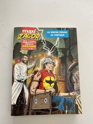 Zagor Maxi N.25 - LA NUOVA FOLLIA DI VERYBAD Zagor Maxi N.25 - LA NUOVA FOLLIA DI VERYBAD